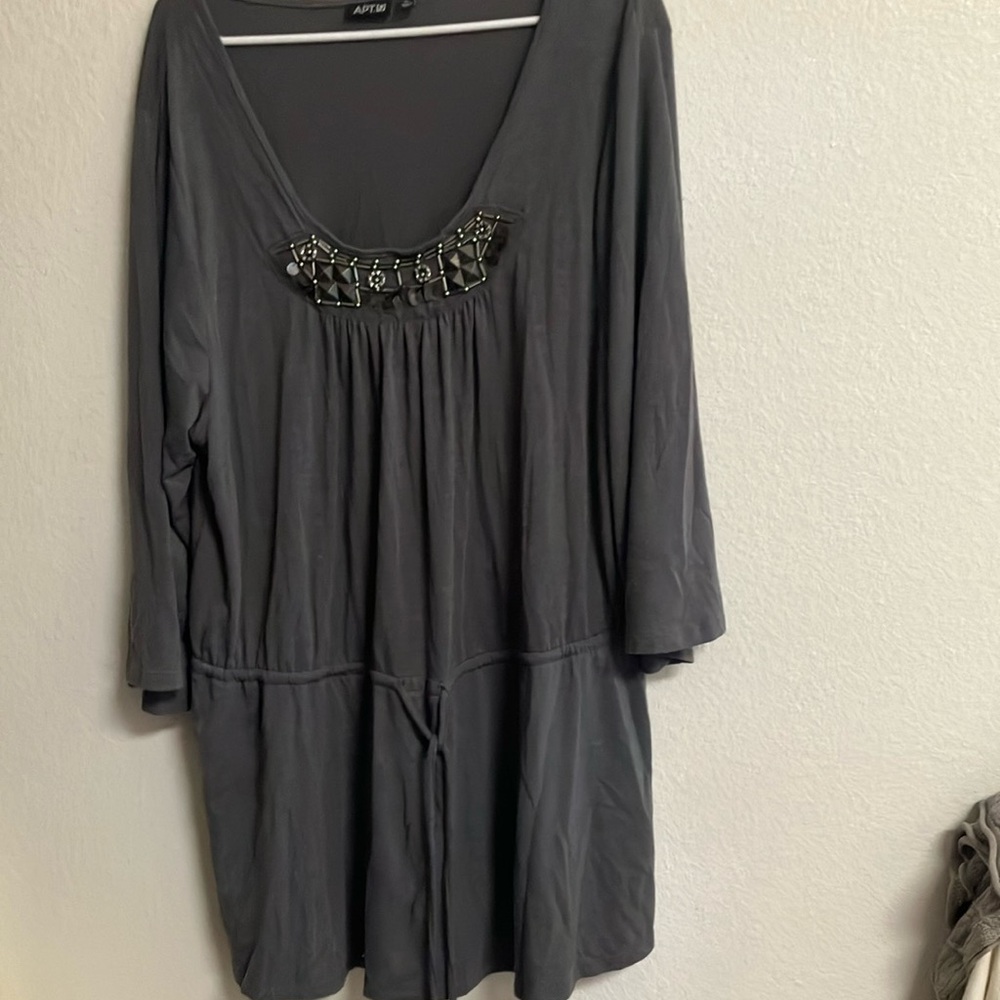 FINAL MARKDOWN Decorative apt 9 blouson style top xl